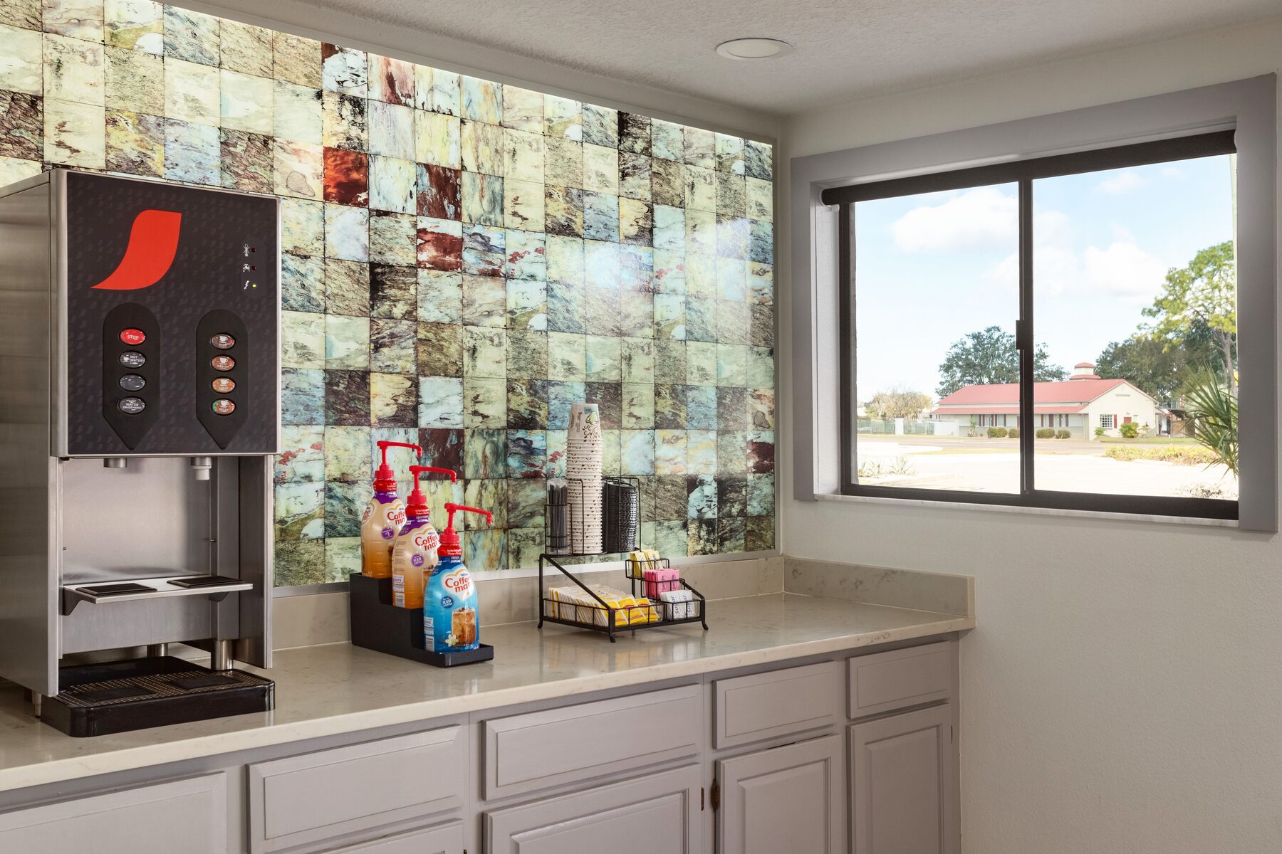 Complimentary coffee station at Home Inn and Suites Apopka Florida